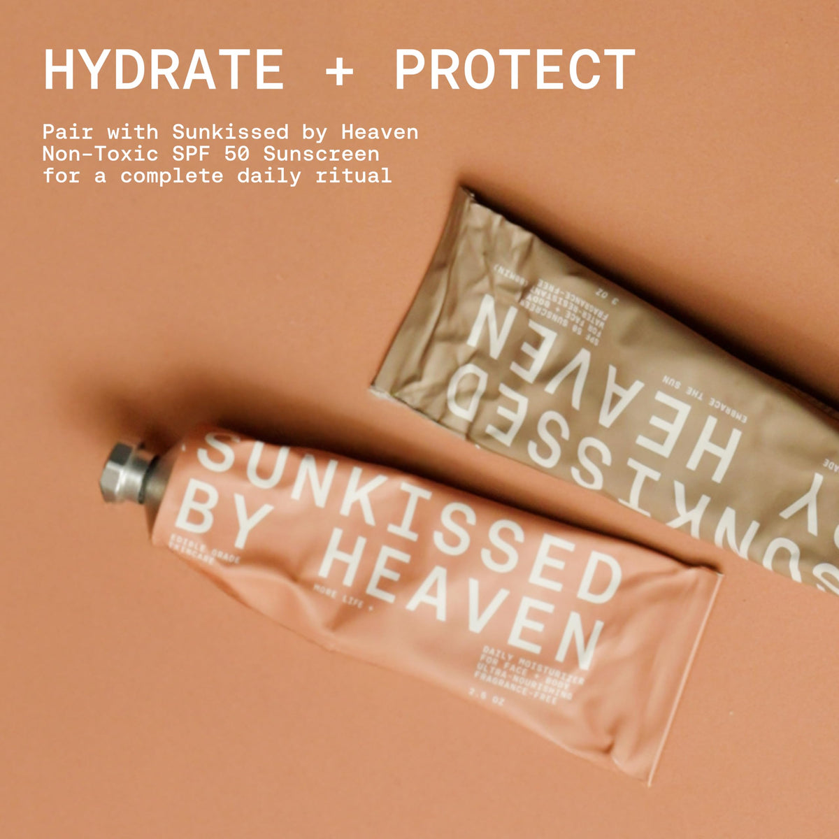 Sunkissed By Heaven unscented balm ideal for sensitive skin and dry patches.