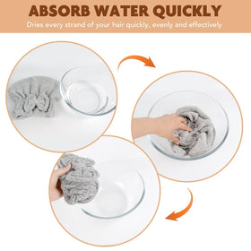 SUNLAND microfiber cap performs multiple roles from drying to facial care.