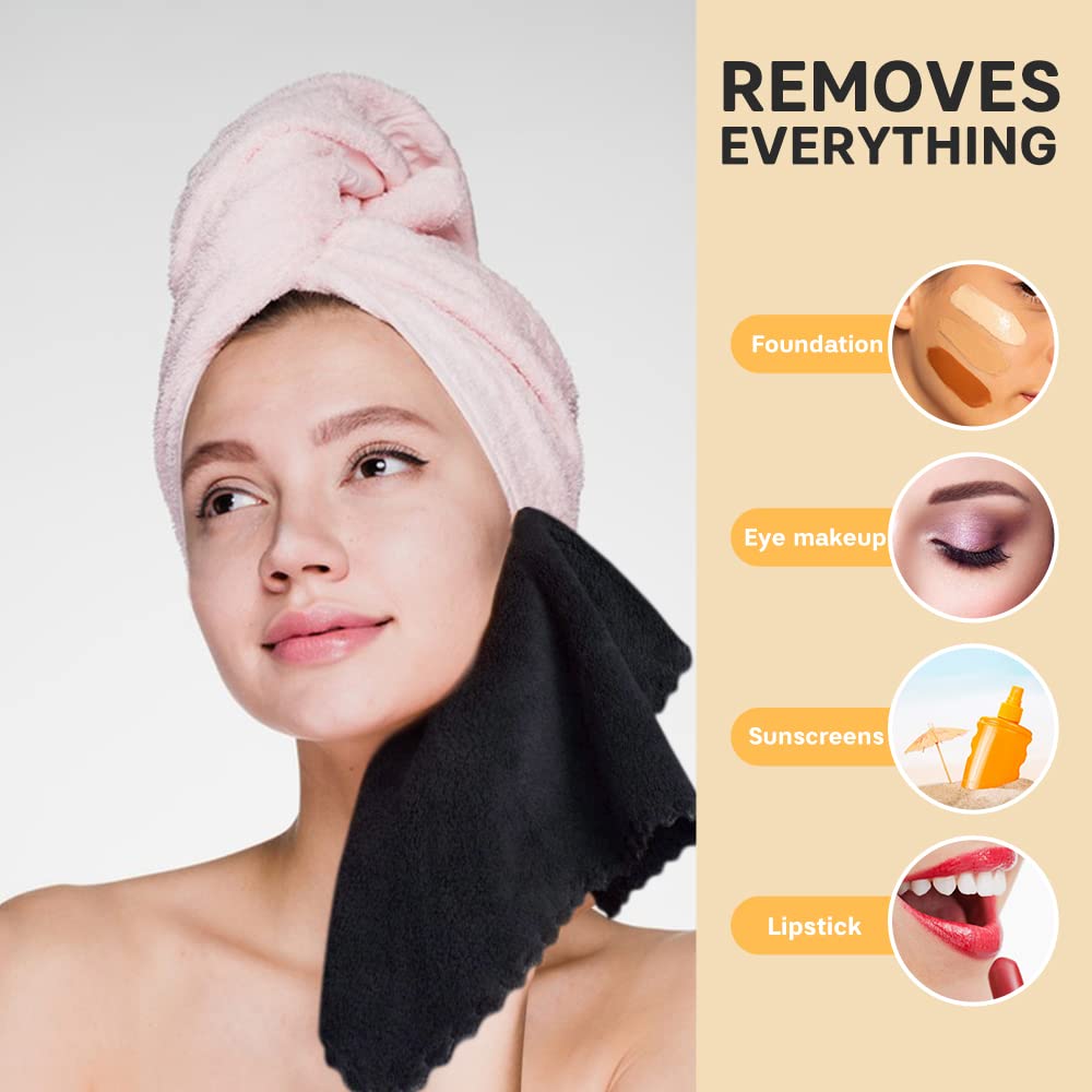 SUNLAND reusable cleaning towel is machine washable for daily skincare