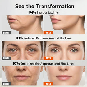 SUNLUXY heated gua sha feature warming the skin during use.