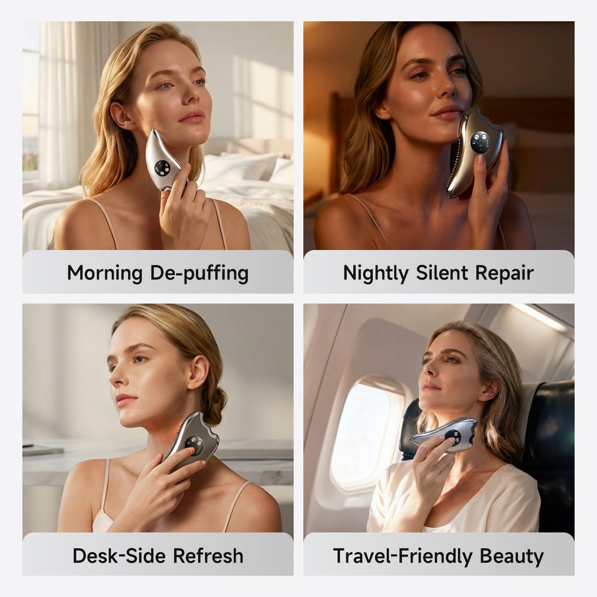 SUNLUXY massager compact for travel and on-the-go skincare.