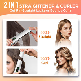 SUNMAY travel-friendly cordless design supports on-the-go styling.