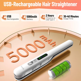 SUNMAY USB rechargeable, cordless operation enables styling anywhere.