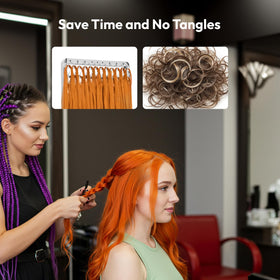 Sunnacate space-saving vertical stand fits tight salons and home stations.