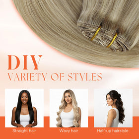 Sunny Hair easy at-home application clip-in extensions