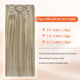 Sunny Hair balayage highlights clip-in extensions offer sun-kissed dimension.