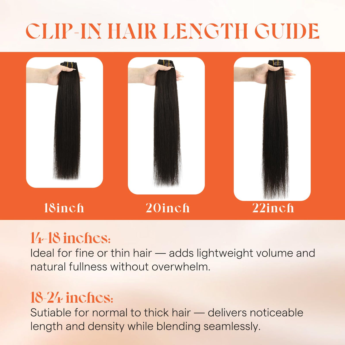 Sunny Hair deep brown shade blends with natural color for a seamless look