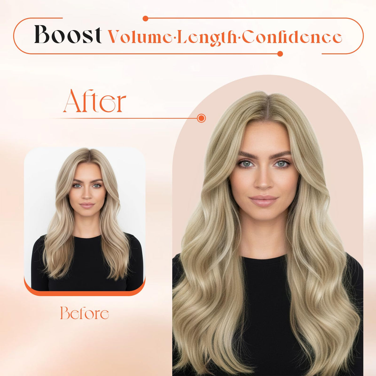 Sunny Hair double-weft design for secure hold and extended wear