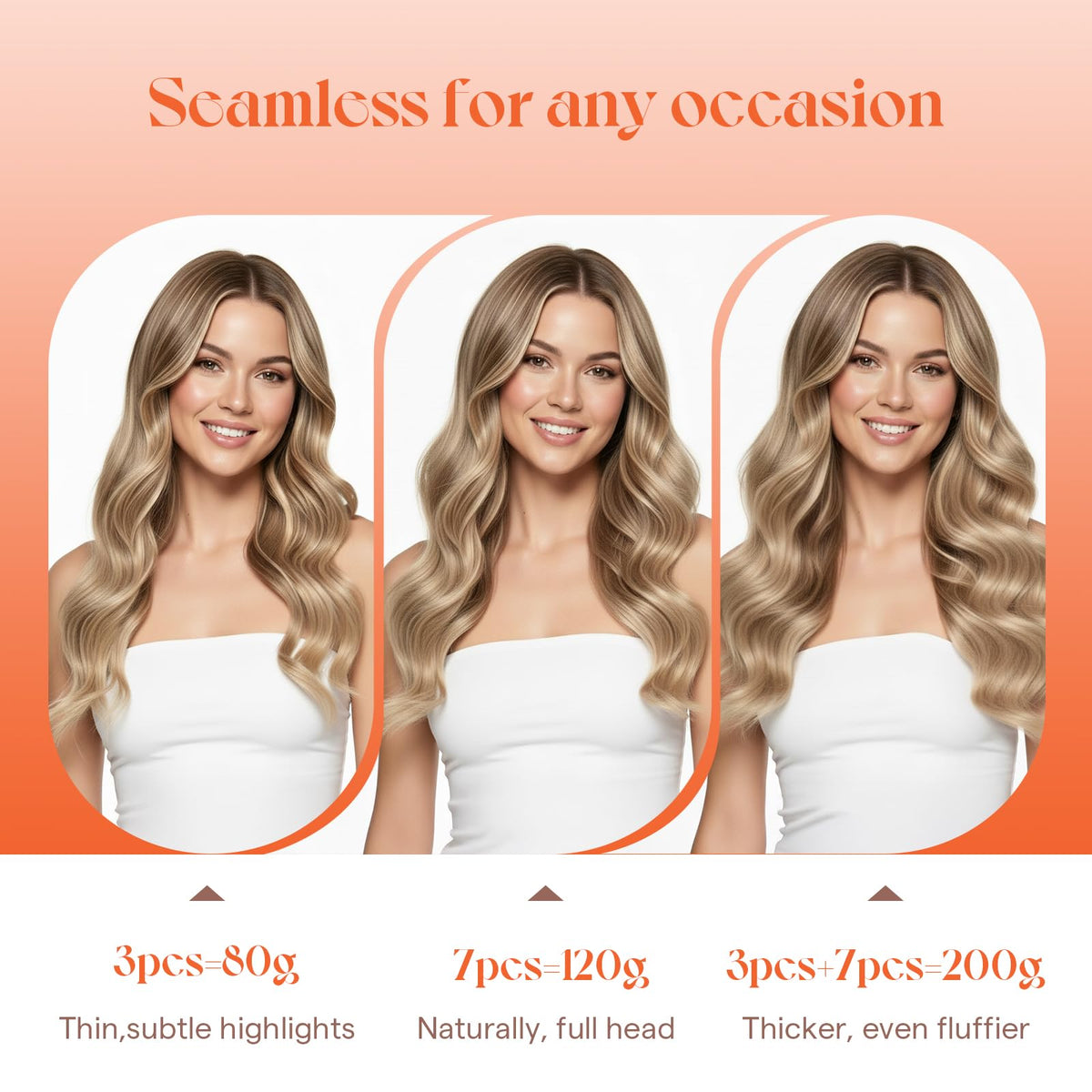 Sunny Hair extensions demonstrate heat styling up to 180C safely