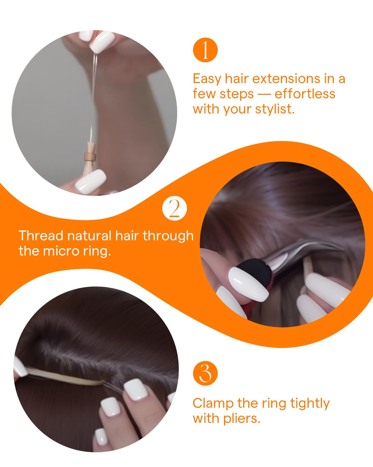 Sunny Hair soft daily comfort uses aligned Remy cuticles to reduce tangling.