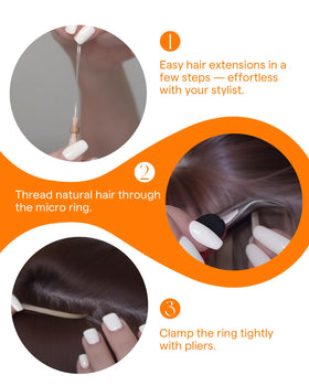 Sunny Hair soft daily comfort uses aligned Remy cuticles to reduce tangling.