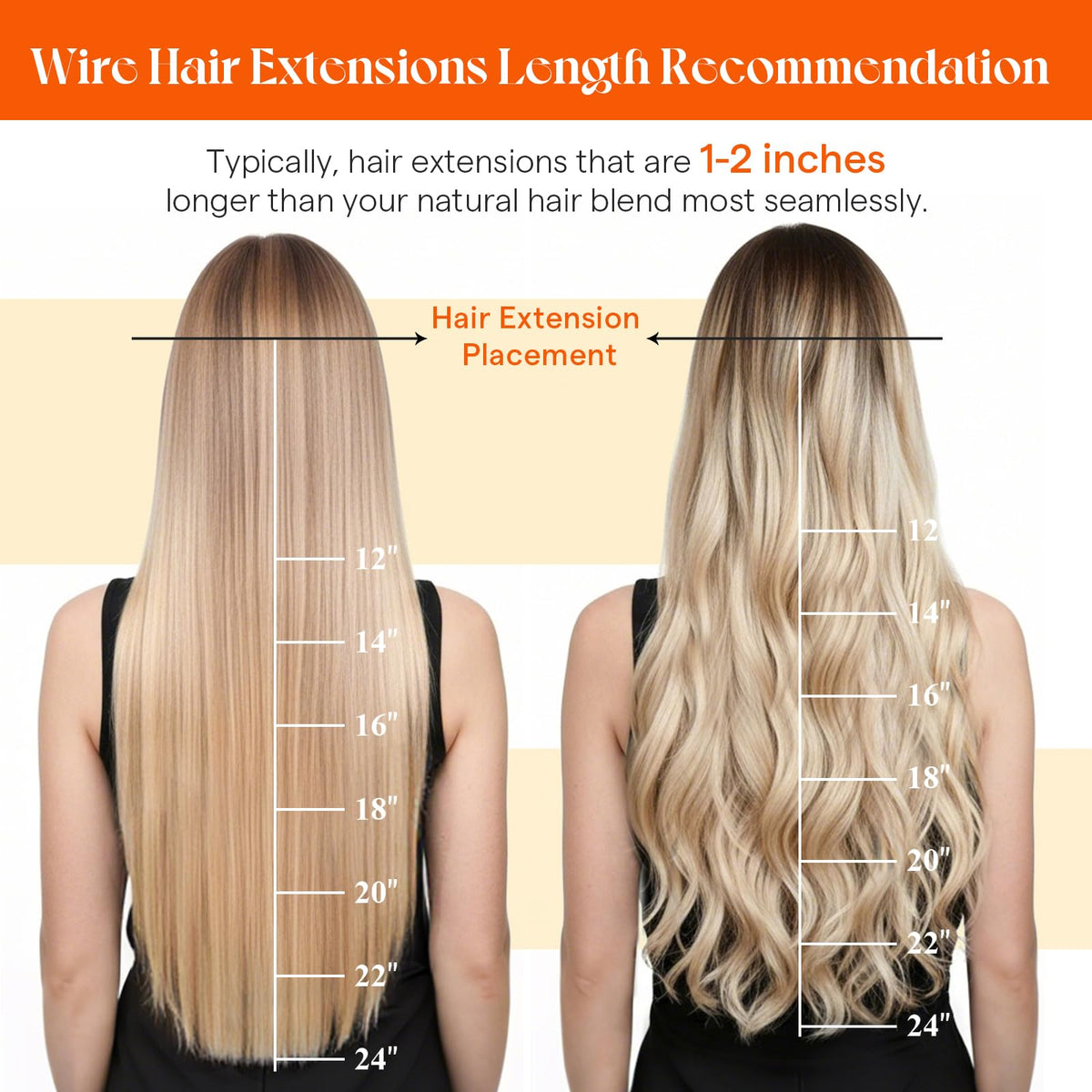 Sunny Hair heat-friendly wire extensions up to 350°F for styling versatility
