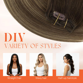 Sunny Hair 3-piece set adds length and light volume for thin hair
