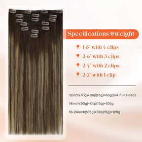 Sunny Hair balayage caramel blonde clip-in extensions for seamless color match