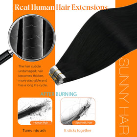 Sunny Hair dye-friendly extensions suitable for darker shade adjustments