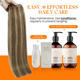 Sunny Hair gentle on natural hair with no glue or excessive tension.