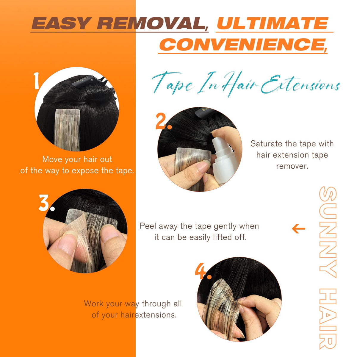 Sunny Hair multi-texture integration for various hair types