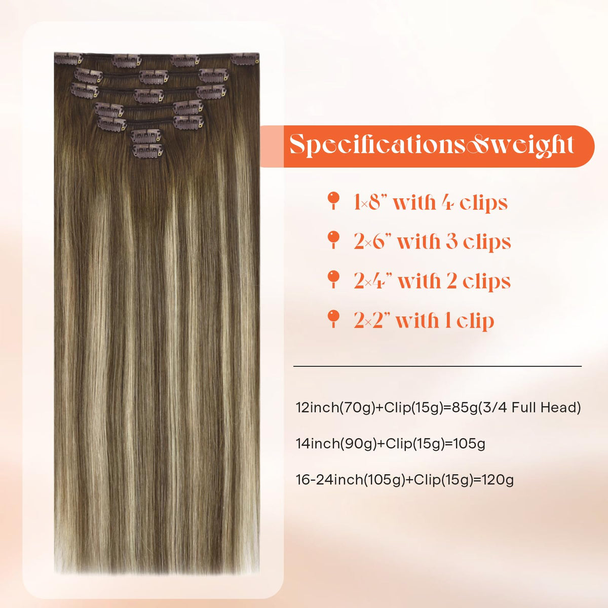 Sunny Hair real human hair extensions close-up texture and luster