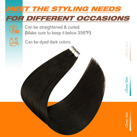Sunny Hair extensions offer secure hold with gentle heat activation for reliable daily wear.