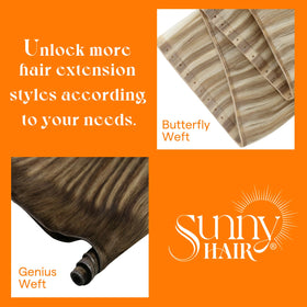 Sunny Hair volume and natural movement for a fuller look.