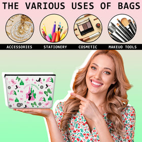 Sunnymove lightweight canvas pouches for cosmetics and travel