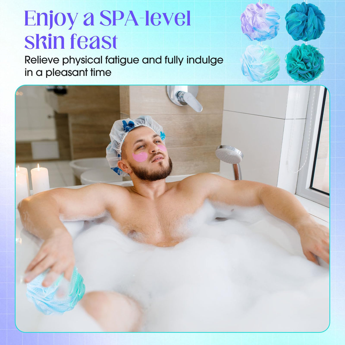 Sunnyray aromatherapy loofah demonstrates carrier potential for soothing scents.