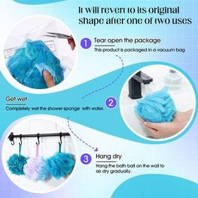 Sunnyray family-friendly loofah sponge suitable for all ages and sensitive skin.