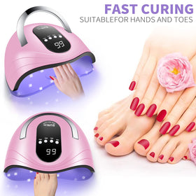 Sunrich UV Nail Lamp interior space accommodates hands or feet comfortably