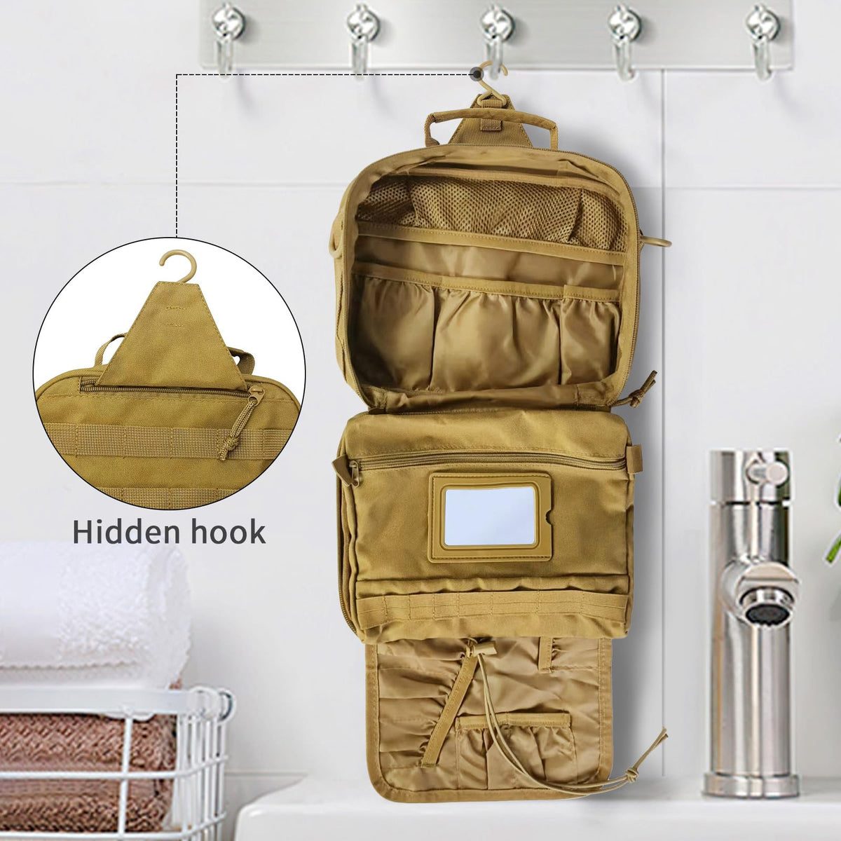 SUNRISING durable canvas and zippers ensure long-lasting travel use