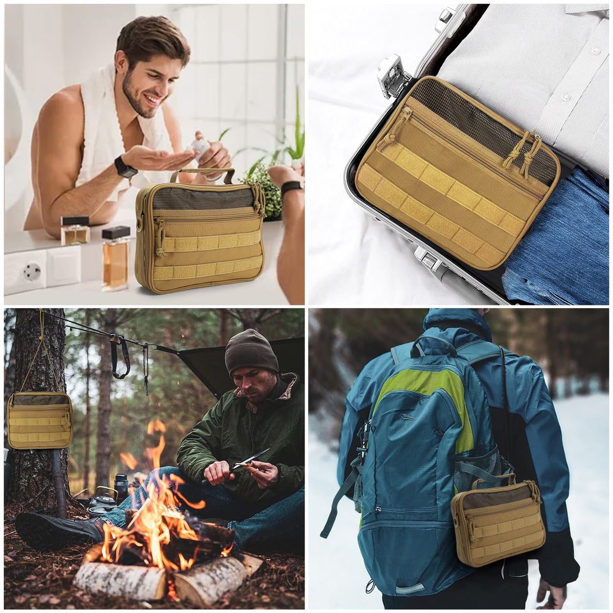 SUNRISING versatile bag suits men and women for trips, gym, or camping