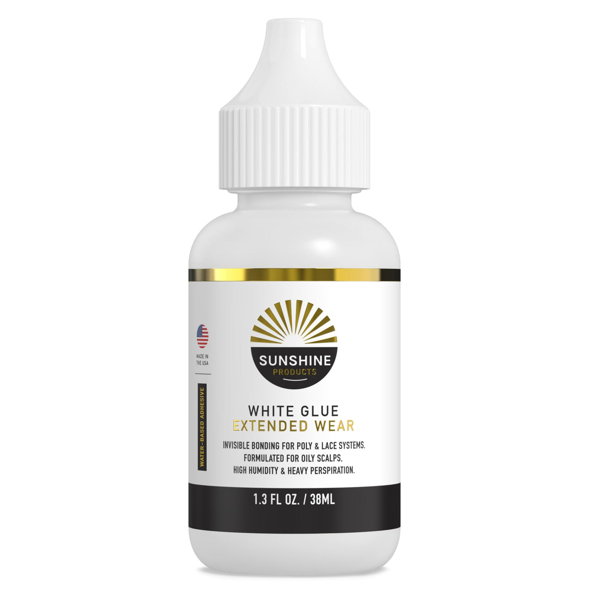 Sunshine Hair Replacement Glue supports wigs, toupees, and hairpieces with reliable adhesion.