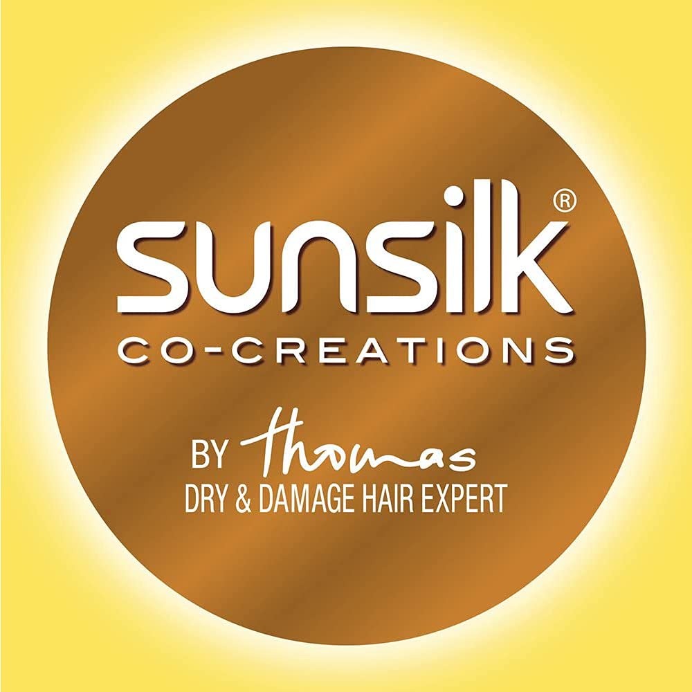 Sunsilk Nourishing Soft and Smooth shampoo label closeup reinforces trusted SUNSILK brand.