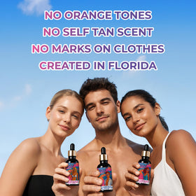 SUNSTAGE Miami Sun Stage Drops being applied on skin for even tone