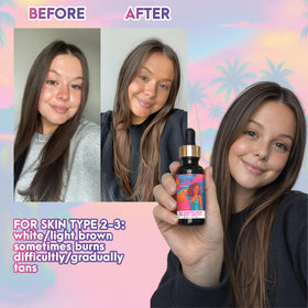 SUNSTAGE Miami Sun Stage Drops body bottle for even bronze on skin type 2-3