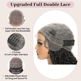 Suntefic Boho braided wig features baby hairs for a natural hairline.