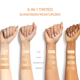 Suntegrity label highlighting vegan and reef-friendly claims