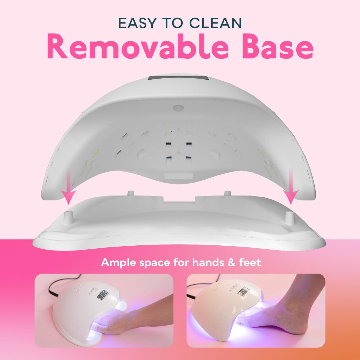 SUNUV UV LED Nail Lamp has a long lifespan for cost-efficient use