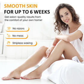 Sunvivi hard wax beads stripless removal delivering clean finish on all areas