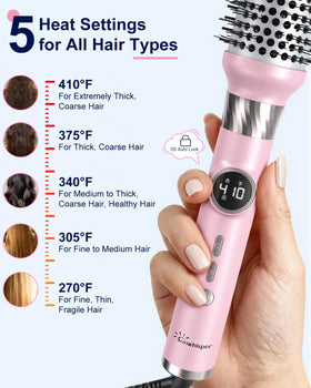 Sunwhisper Thermal Brush 360-degree swivel cord for tangle-free styling
