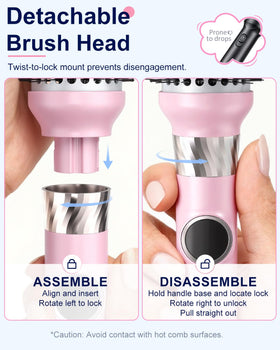 Sunwhisper Thermal Brush dual voltage with adapters for travel
