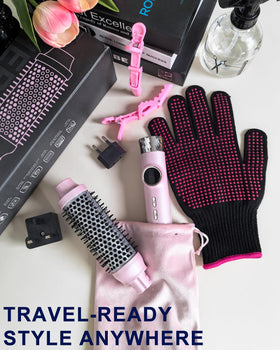 Sunwhisper travel pouch keeps the unit organized on trips