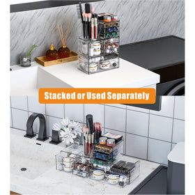 SuoXing rotating brush holder top offers quick access to brushes and liners.