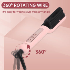SUPBERC Anti-scald dual comb design protects scalp during styling.