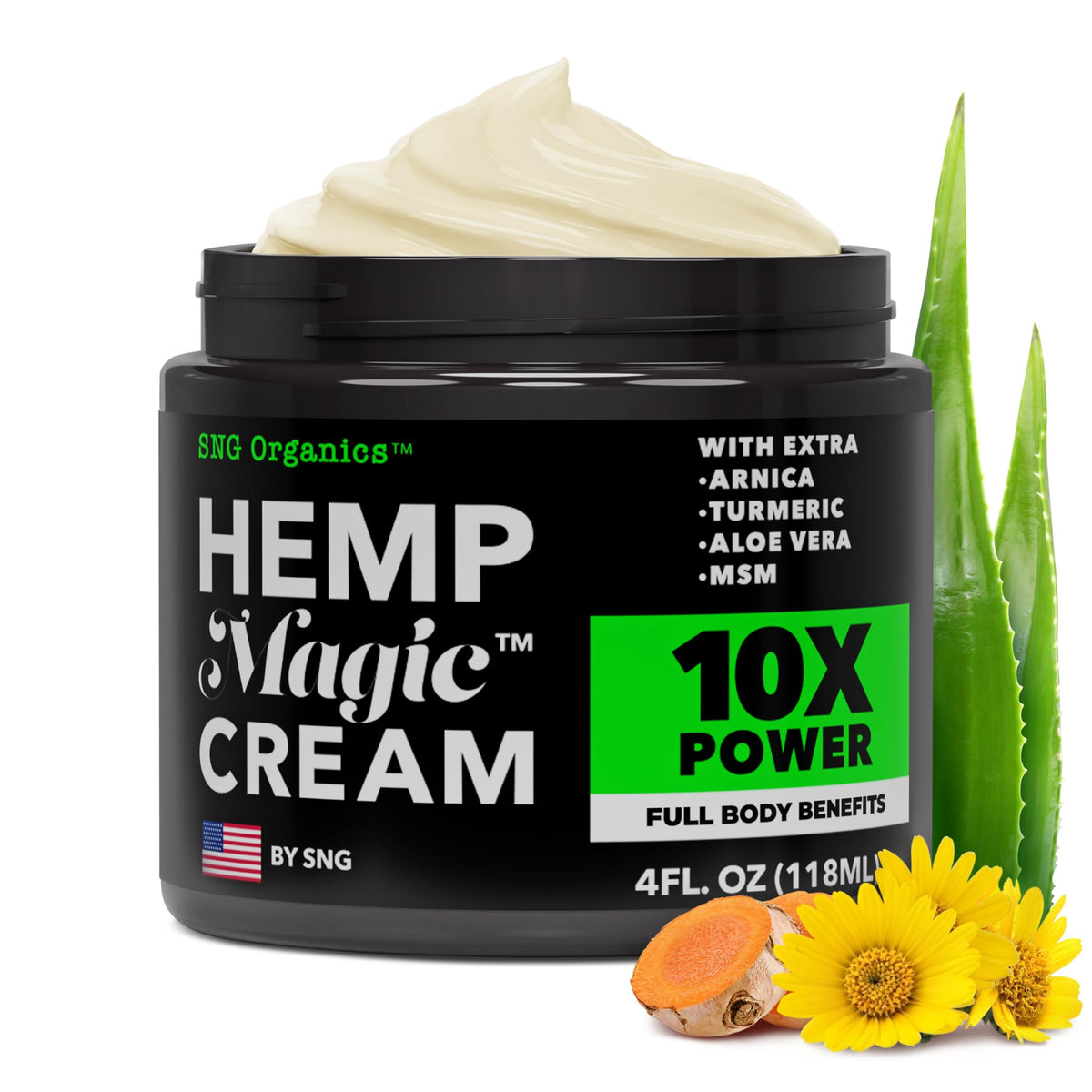 Super Natural Goods Magic Hemp Cream hemp-oil drop highlighting lightweight texture
