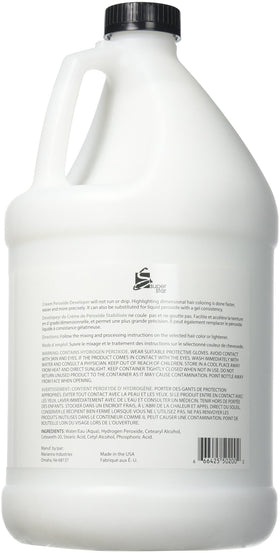 Super Star Stabilized Cream Developer 20v cream texture supports even coverage and consistency.