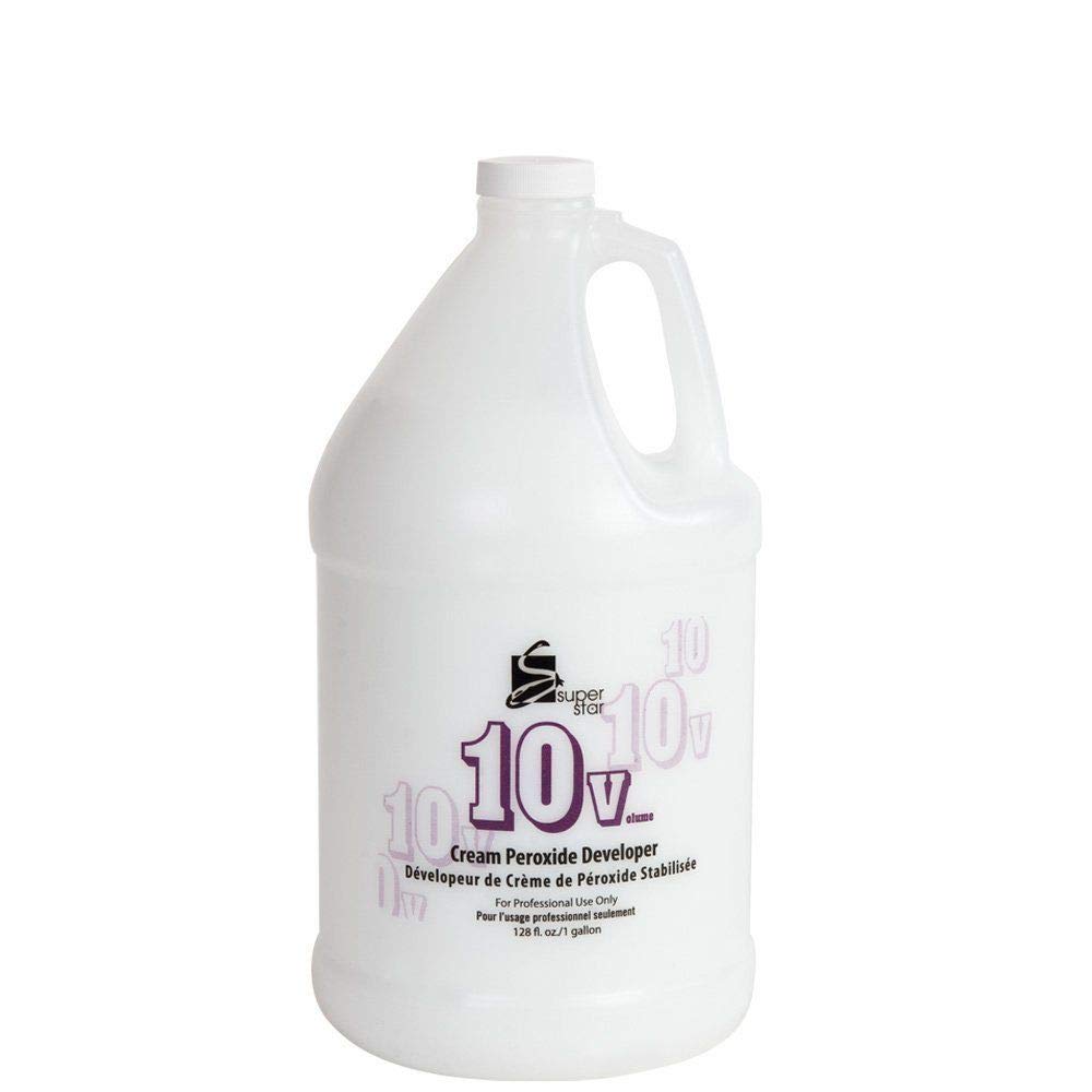 Super Star Stabilized Cream Peroxide 10v bottle with gel-like texture for precise application.