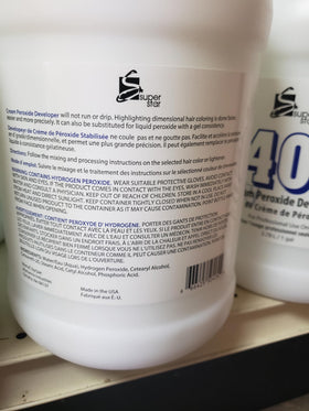 Super Star Stabilized Cream Peroxide Developer 40v gel texture for smooth application