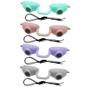 Super Sunnies EVO FLEX front view showing flexible eye protection goggles.