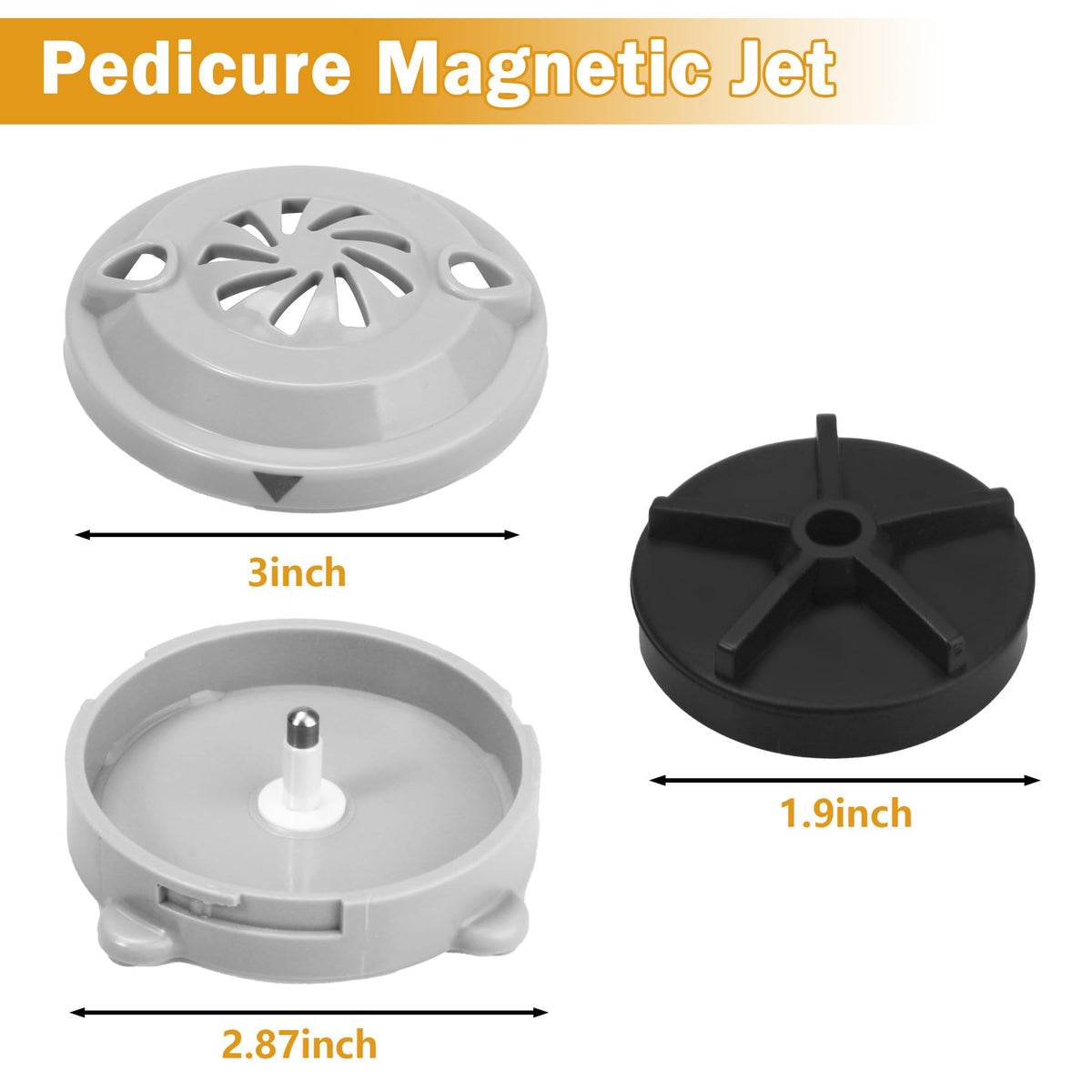SuperDi BF-004 replacement kit base, impeller, and cover ready for easy maintenance