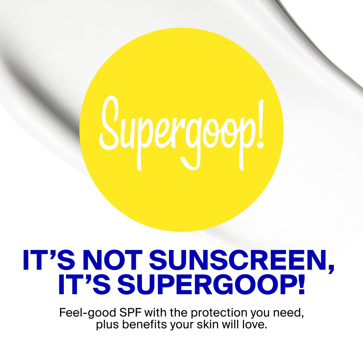 Supergoop Glowscreen Sunrise finish doubles as a highlighter for natural radiance.